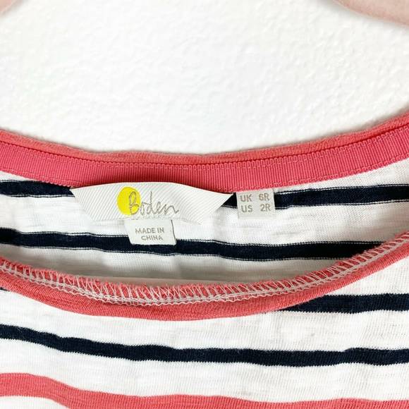 Boden Paulina Stripe T-Shirt Dress Stripe Womens 6 - Picture 3 of 7